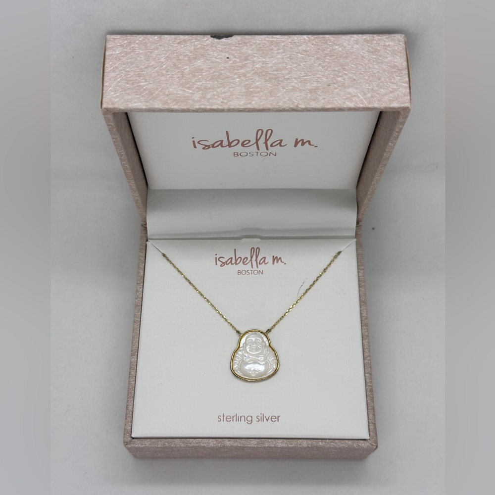Isabella m. Gold Buddha Pendant Necklace